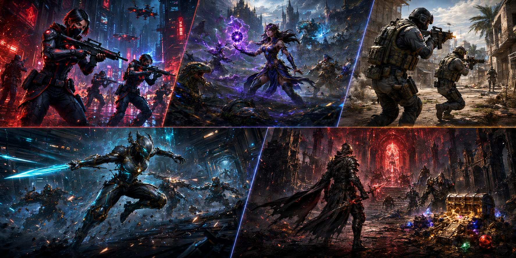 5 Game PC Gratis Terbaik Sangat Direkomendasikan Untuk Mendapatkan Pengalaman Bermain menampilkan VALORANT, League of Legends, Counter-Strike 2